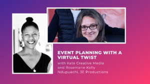 Event Planning with Rosemarie of 3E Productions LLC (Video)